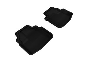 Buick Lucerne Floor Mats - Rear - 3D MAXpider - Kagu Series - Black - `06-`11